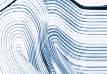 Cool blue textured background wavy pattern abstract art
